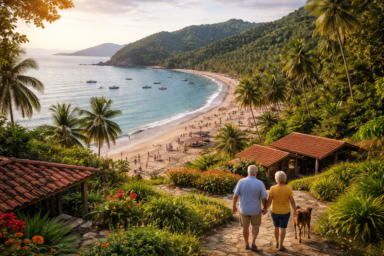 Lush tropical landscape representing Costa Rica lifestyle